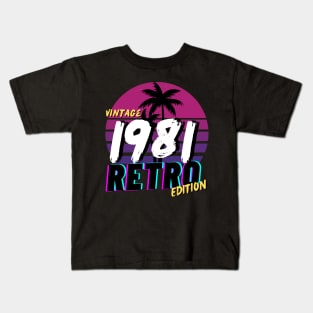 Vintage 1981 Kids T-Shirt